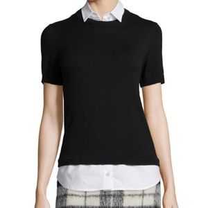 Kate Spade Layered Style Twofer Short Sleeve Sweater